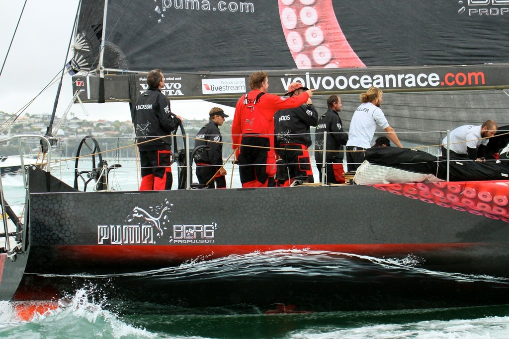 Underwater, Puma is powered by Berg - Volvo Ocean Race, Leg 4 Finish - Puma © Richard Gladwell www.photosport.co.nz